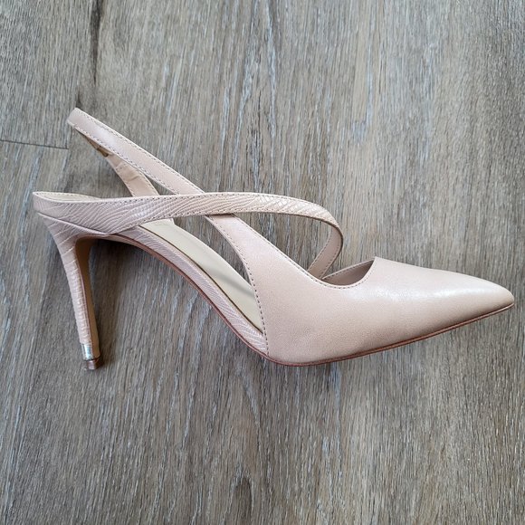 Aldo Nude Sling Back High Heel Size 9 - Picture 3 of 15